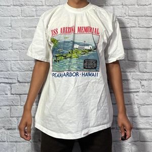 Vintage pearl harbor hawaii memorial tee shirt xl